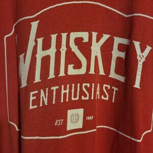 NWOT Sonoma Whiskey Enthusiast Men's T-shirt, Red, 3XLT